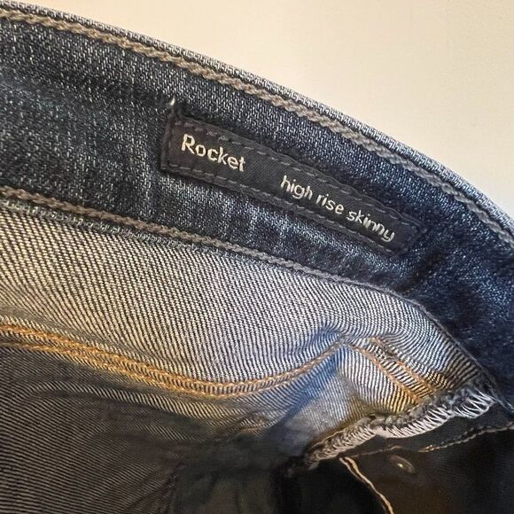 COH Citizens of Humanity Rocket High Rise Skinny Jeans with Studded Hem - Picture 7 of 8